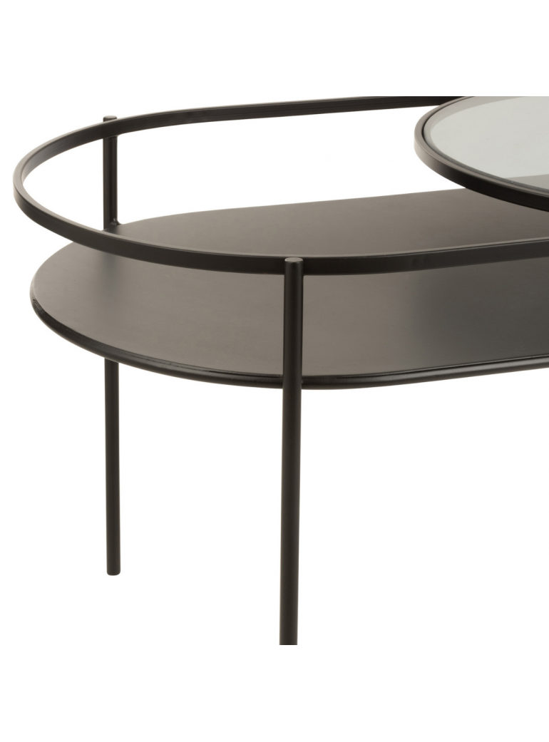 Table basse design noir